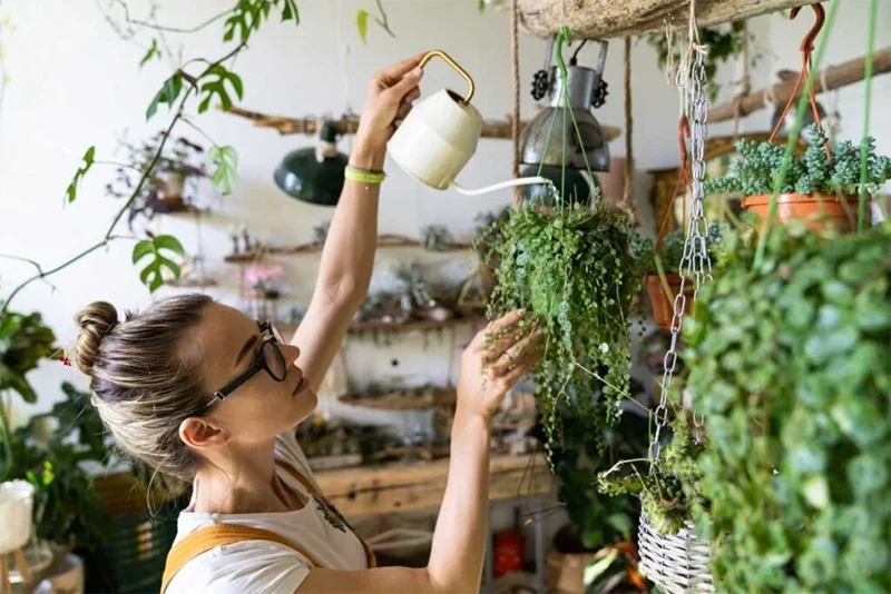 Easy growing indoor hanging house plants