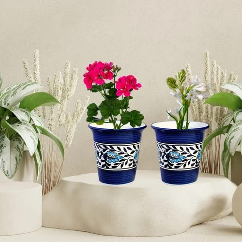 10-inch ceramic plant pot