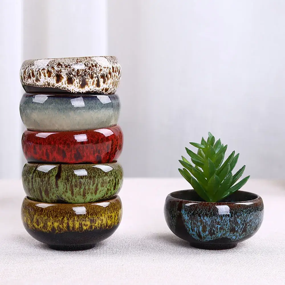 ceramic small pots for plants.