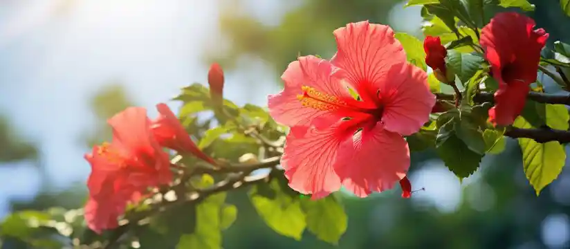 full grown braided hibiscus tree